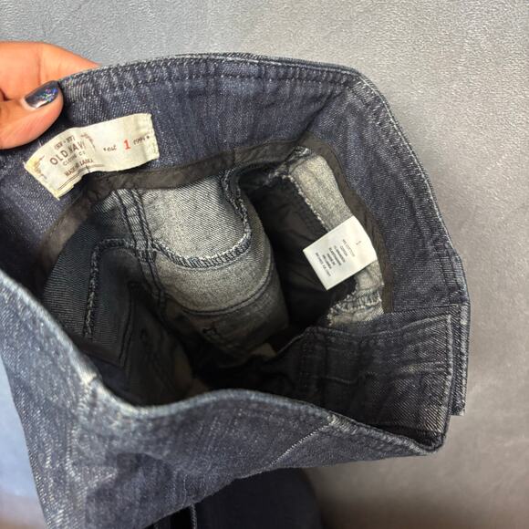 Old Navy Wide Leg Jeans Dark Wash Extra High Rise Stretch 70 Retro Y2K Boho Chic - Picture 3 of 14